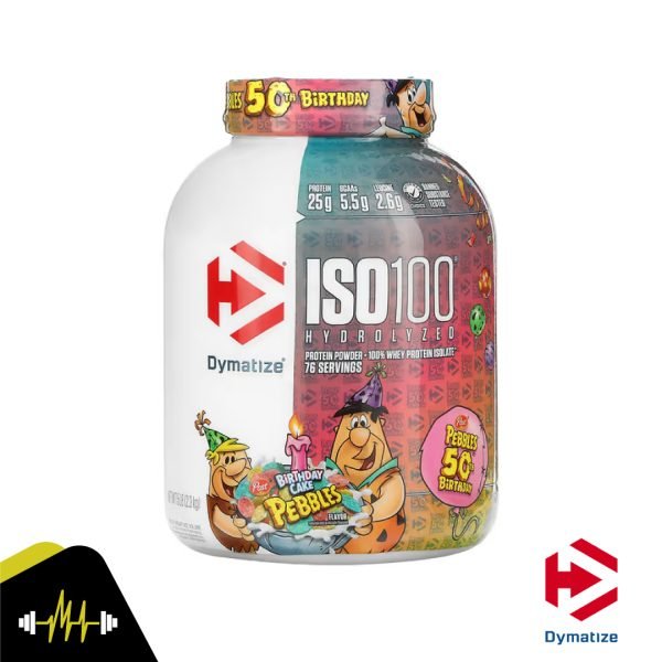 DYMATIZE ISO 100 HYDROLYZED BIRTDHAY CAKE PEBBLES 5LB