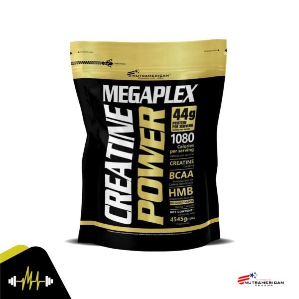 NUTRAMERICAN MEGAPLEX CREATINE POWER VAINILLA 10LB