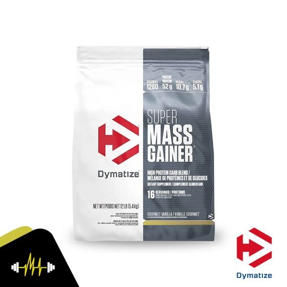 SUPER MASS GAINER VAINILLA DYMATIZE 12LBS