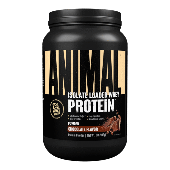 ANIMAL ISOLATE LOADED WHEY PROTEIN CHOCOLATE 2LB