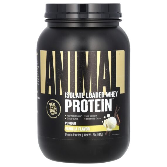 ANIMAL ISOLATE LOADED WHEY PROTEIN VAINILLA 2LB