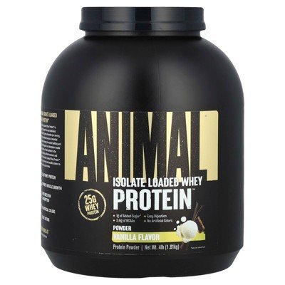 ANIMAL ISOLATE LOADED WHEY PROTEIN VAINILLA 4LB