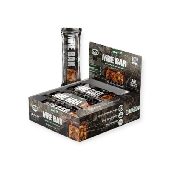 BARRA MRE BAR CARAMEL TRAIL MIX 20 GR PROTEINA