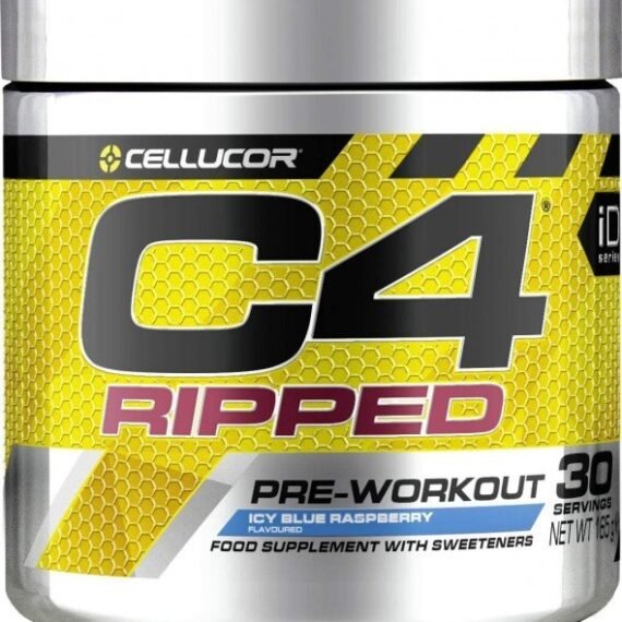 C4 RIPPED ICY BLUE RAZZ 30 SERV