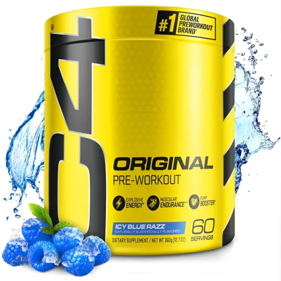 C4 ICY BLUE RAZZ 30 SERV