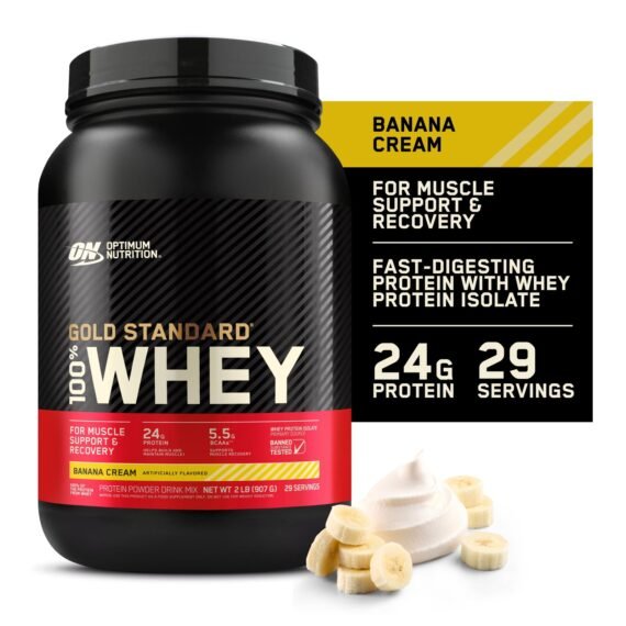 GOLD STANDARD WHEY BANANA 2LB 29SERV