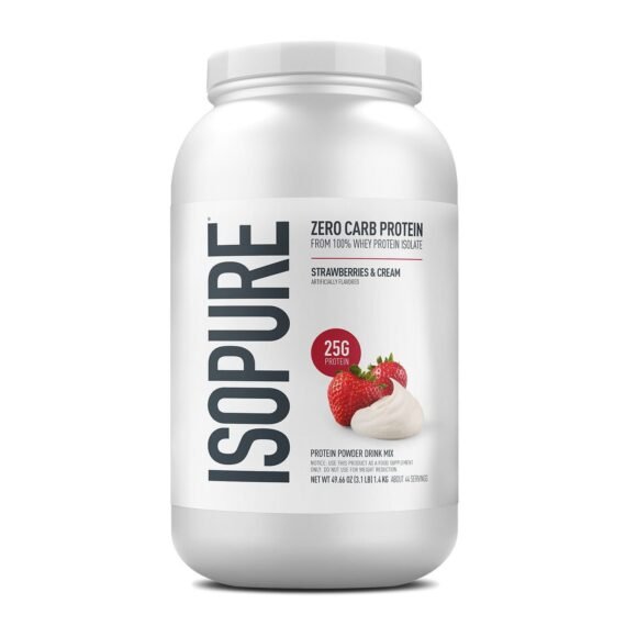 ISOPURE ZERO CARB STRAWBERRIES & CREAM 3LB 44SERV