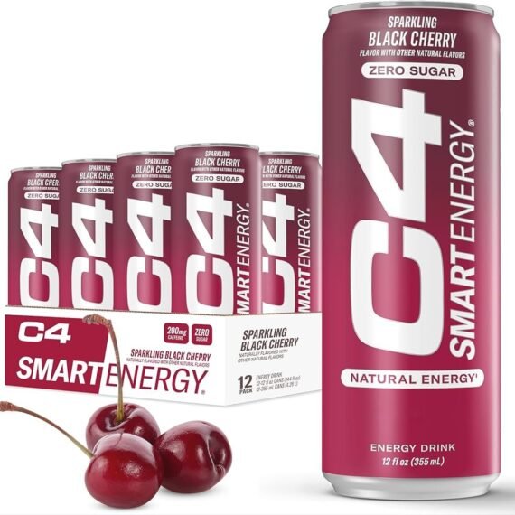 LATA C4 SMART ENERGY BLACK CHERRY 16ONZ
