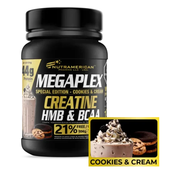 MEGAPLEX CREATINE 2LBS COOKIES AND CREAM