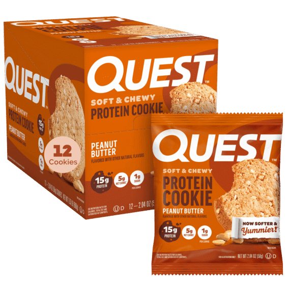 QUEST COOKIE PEANUT BUTTER 58G