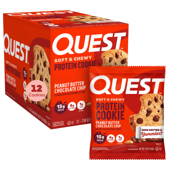 QUEST COOKIE PEANUT BUTTER CHOCOLATE CHIP 58G