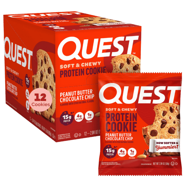 QUEST COOKIE PEANUT BUTTER CHOCOLATE CHIP 58G