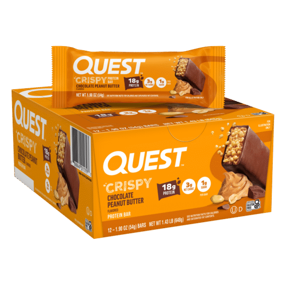 QUEST CRISPY CHOCOLATE PEANUT BUTTER 54G