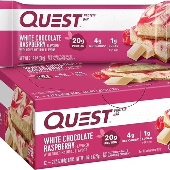 QUEST CRISPY CHOCOLATE RASPBERRY 60G