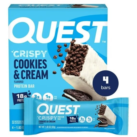 QUEST HERO CRISPY COOKIES & CREAM 60G