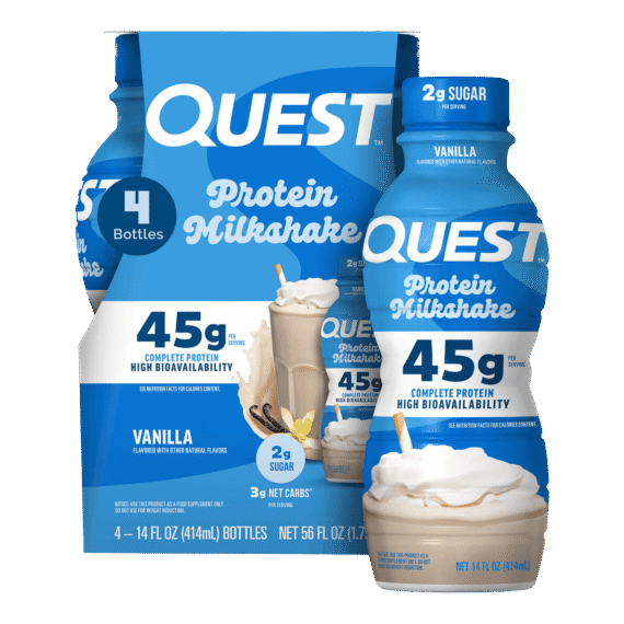 QUEST MILKSHAKE VAINILLA 414ML