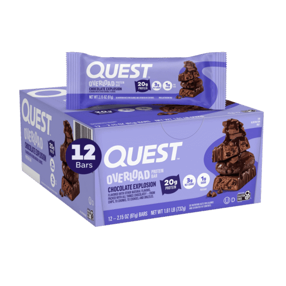 QUEST OVERLOAD CHOCOLATE 61G