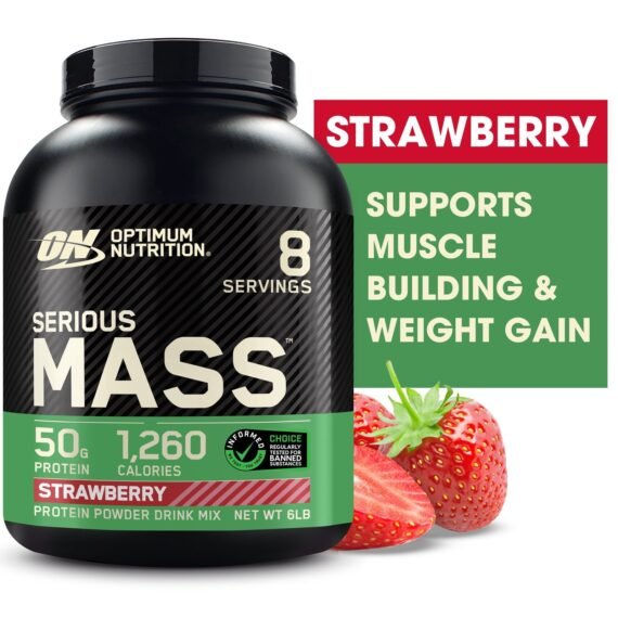 SERIOUS MASS STRAWBERRY 6LB