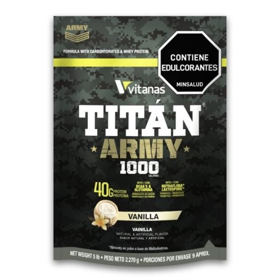 TITAN ARMY VAINILLA 5LB