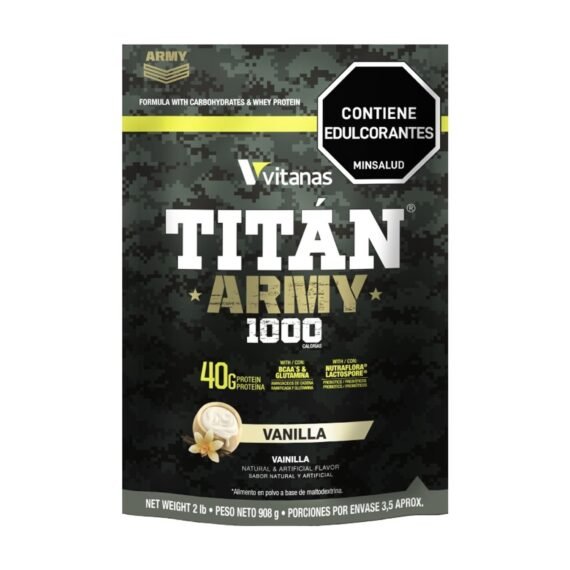 TITAN ARMY VAINILLA BOLSA 12LB