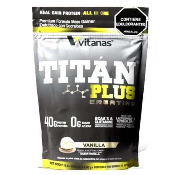 TITAN CREATINE PLUS VAINILLA 10LB