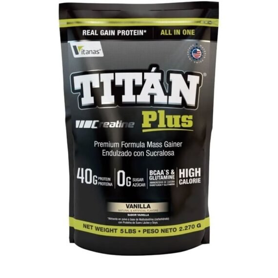 TITAN CREATINE PLUS VAINILLA 5LB