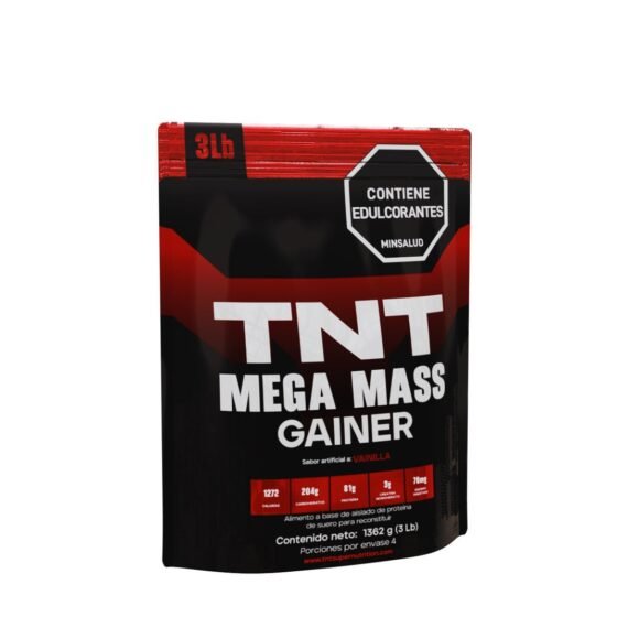 TNT MEGA MASS GAINER VAINILLA 3LB