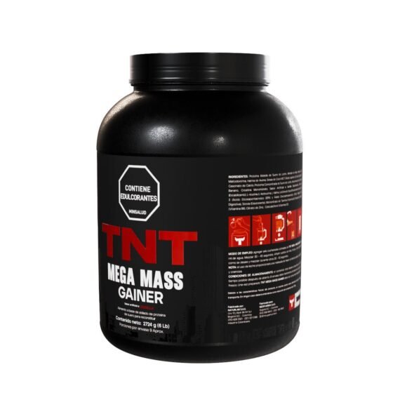 TNT MEGA MASS GAINER VAINILLA 9SERV 6LB