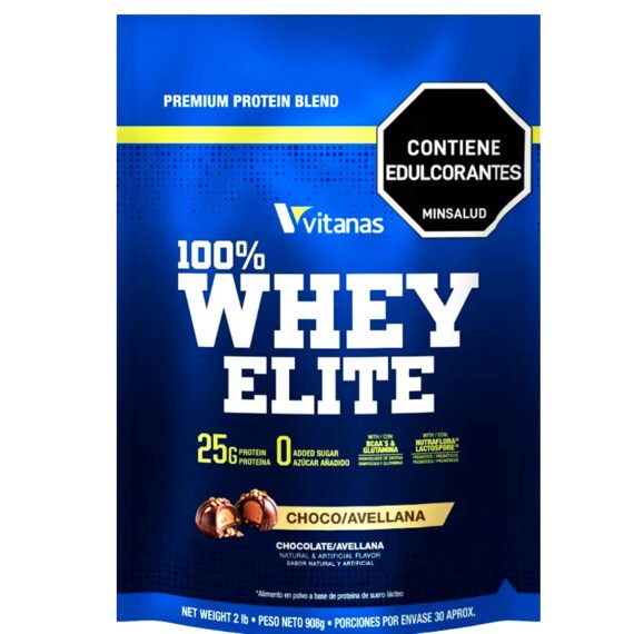 WHEY ELITE CHOCO AVELLANA 2LB