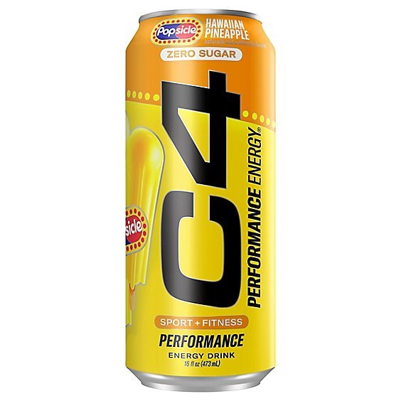 C4 16OZ HAWAIIAN PINEAPPLE POPSICLE