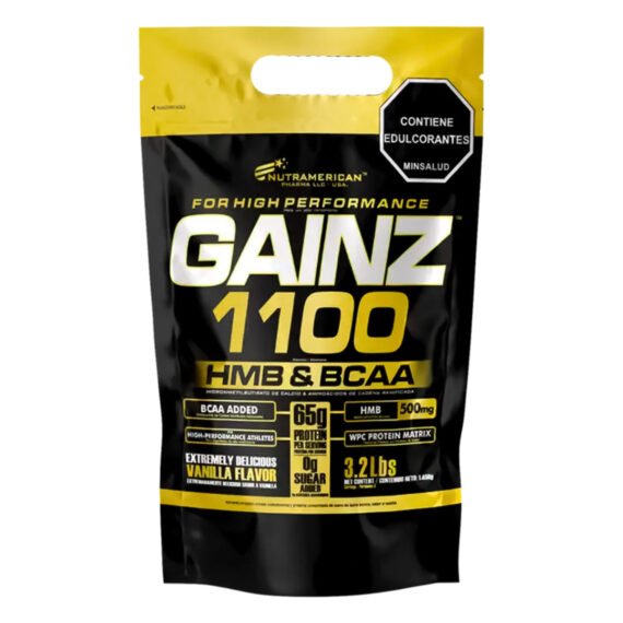 GAINZ HMB&BCAA 1100 VAINILLA 3.2LB
