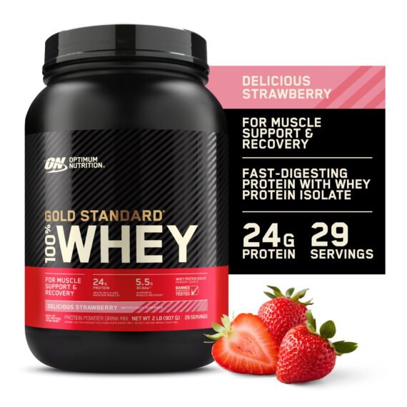 GOLD STANDARD WHEY STRAWBERRY 2LB