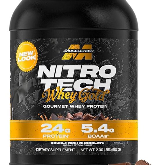 NITRO TECH 100% WHEY GOLD 2LBS DOUBLE CHOCOLATE