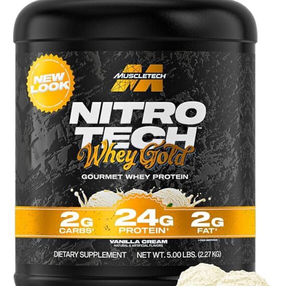 NITRO TECH WHEY GOLD VAINILLA 5LB