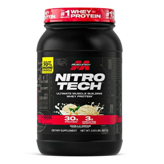 NITRO TECH WHEY PROTEIN VAINILLA 2,2LB