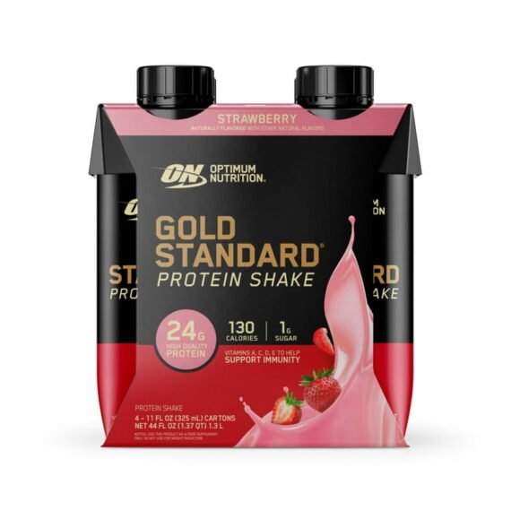 PROTEIN SHAKE GOLD STANDARD STRAWBERRY 11ONZ