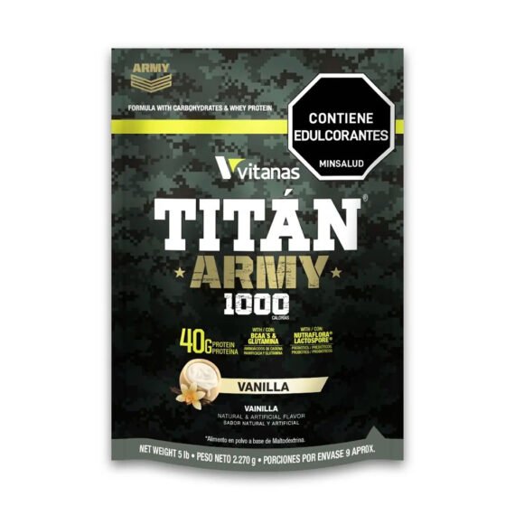 TITAN ARMY VAINILLA 5LB