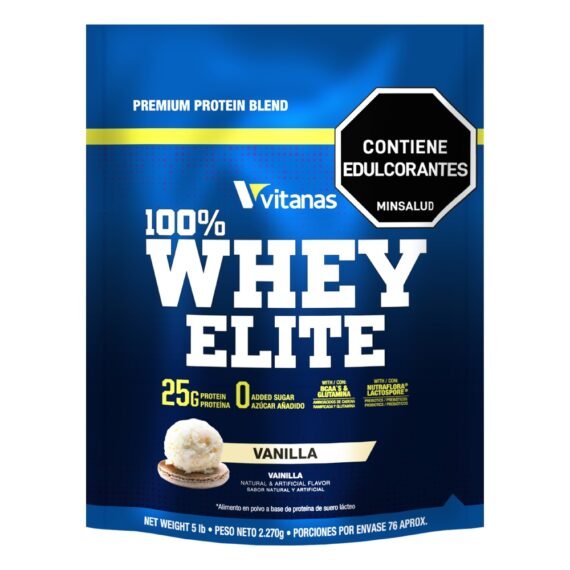 WHEY ELITE VAINILLA 5LB VITANAS